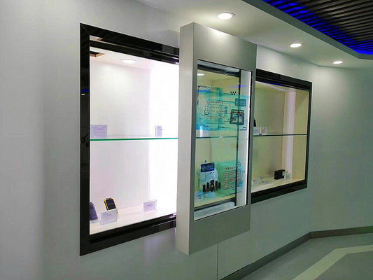 China Janela de tela táctil transparente de 32 polegadas/exposição industrial do Signage do LCD Digital fornecedor