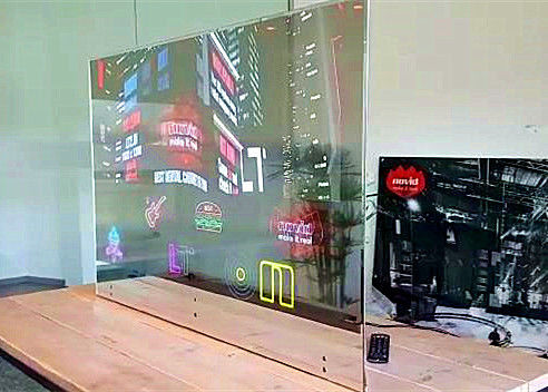 China Exposição transparente do rafrescamento alto OLED para a fase, mostras da música, concerto fornecedor