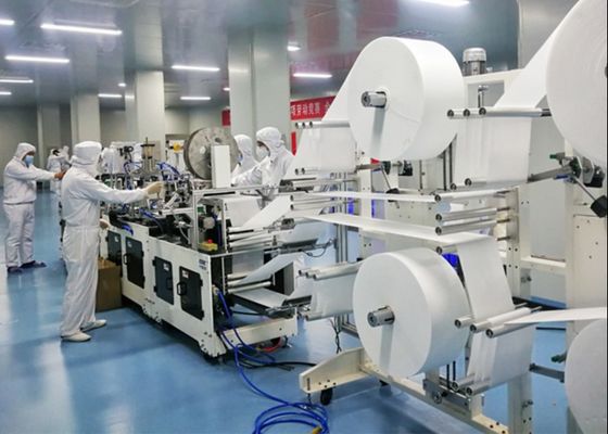 China O PLC controla a máscara protetora vazia ultrassônica que faz a máquina a operação simples fornecedor