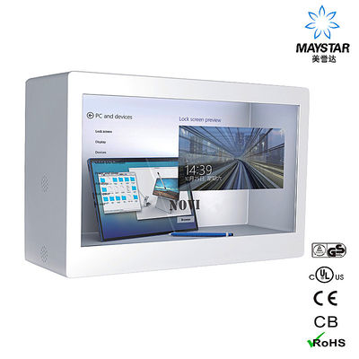 China Caixa de exposição transparente de alta resolução do LCD, mostra transparente da exposição fornecedor