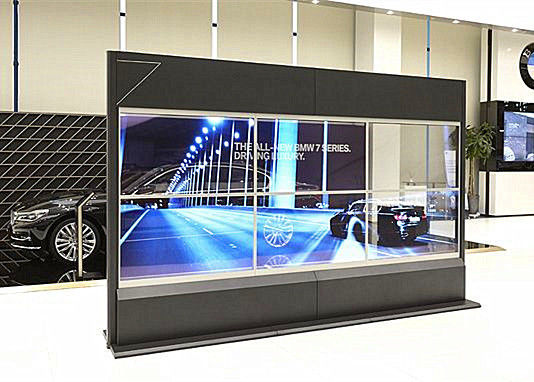 China Do auto transparente da tela de monitor da forma exposição Emissive ângulo de visão de 180 graus fornecedor