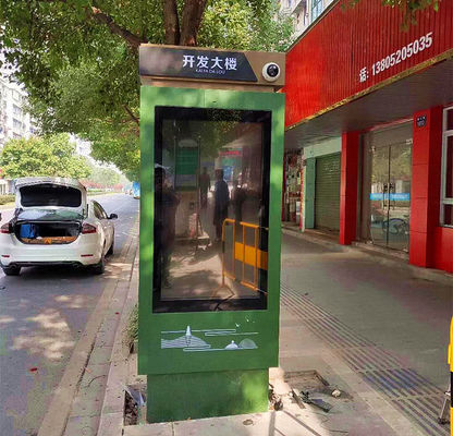 China Prova exterior pública da poeira do Signage de Android Windows Digital para o anúncio da parada do ônibus fornecedor