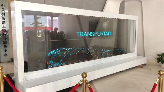 China Exposição ultra magro de OLED transparente/tela táctil de OLED a instalação fácil fornecedor