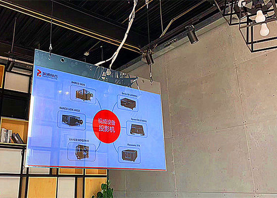 China Tela de exposição transparente da imagem dinâmica OLED com ângulo de visão de 180 graus fornecedor