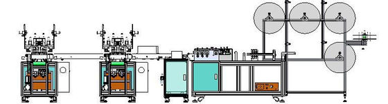 China Máquina automatizada da fabricação da máscara protetora, máquina da produção da máscara fornecedor